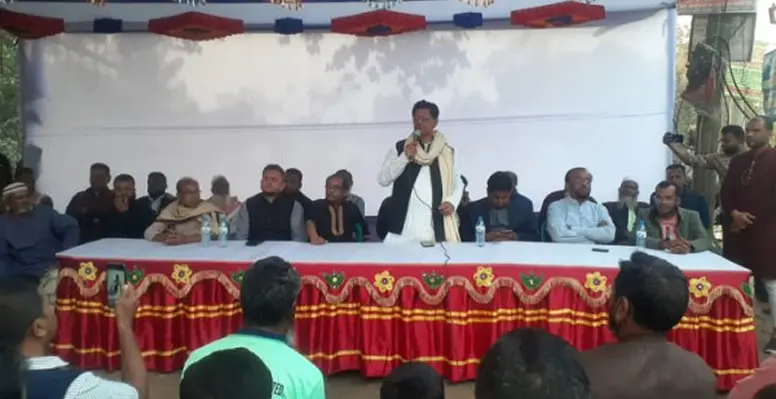 কুমারখালীর জগন্নাথপুর আওয়ামীলীগের পথসভা