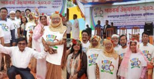 বাহাদুরপুর মাধ্যমিক বিদ্যালয়ে শতবর্ষ পূর্তিতে নতুন আর পুরোনোদের মিলনমেলা