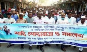 কুমারখালী ও খোকসায় আওয়ামীলীগের শান্তি সমাবেশ