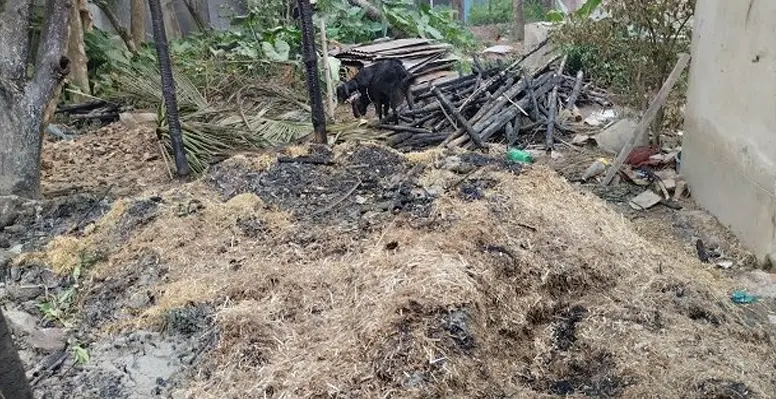 দৌলতপুরে আগুনে বসতঘরসহ ৫ লাখ টাকার সম্পদ ভষ্মিভূত