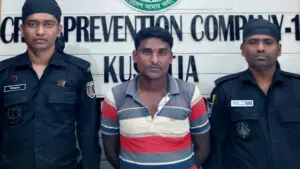 কুষ্টিয়ায় র‌্যাবের অভিযানে সাজাপ্রাপ্ত পলাতক আসামি গ্রেফতার