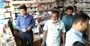 কুমারখালীতে চার ঔষুধের দোকানে ভ্রাম্যমাণ আদালতের জরিমানা