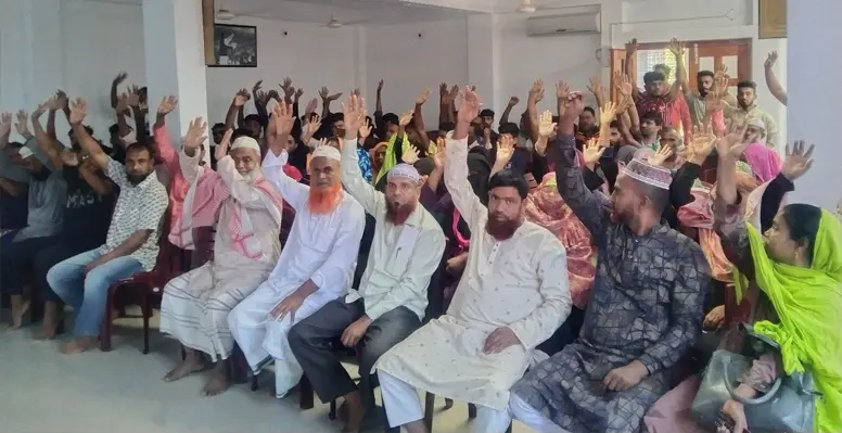 কুমারখালীতে মাদ্রাসার জমি হামলা করে দখলের চেষ্টা