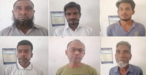 মিরপুরে ১০ বছরের সাজাপ্রাপ্ত সহ ওয়ারেন্টভুক্ত ৬ আসামী আটক