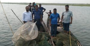 পদ্মা নদীতে মৎস্য অধিদপ্তরের অভিযান, চায়না দুয়ারী ও কারেন্ট জাল জব্দ
