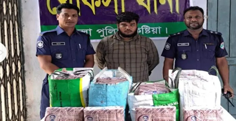 খোকসায় নকল বিড়ি উদ্ধারসহ গ্রেফতার-১