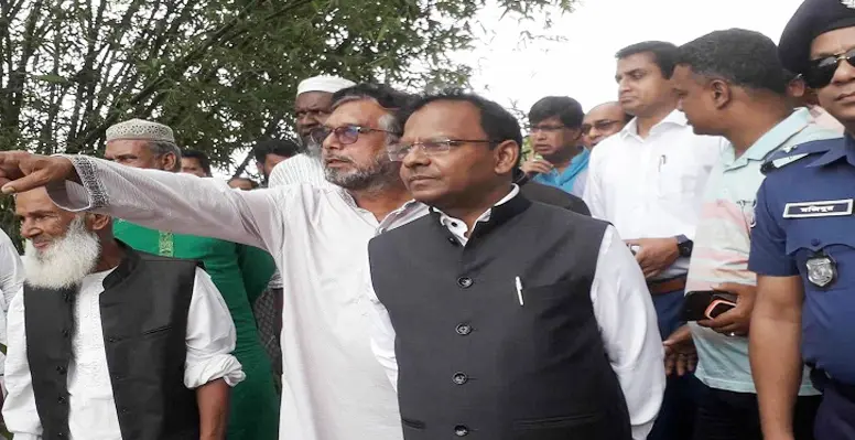 দৌলতপুরে স্থল বন্দরের স্থান পরিদর্শনে ভারতীয় সহকারী হাই কমিশনার