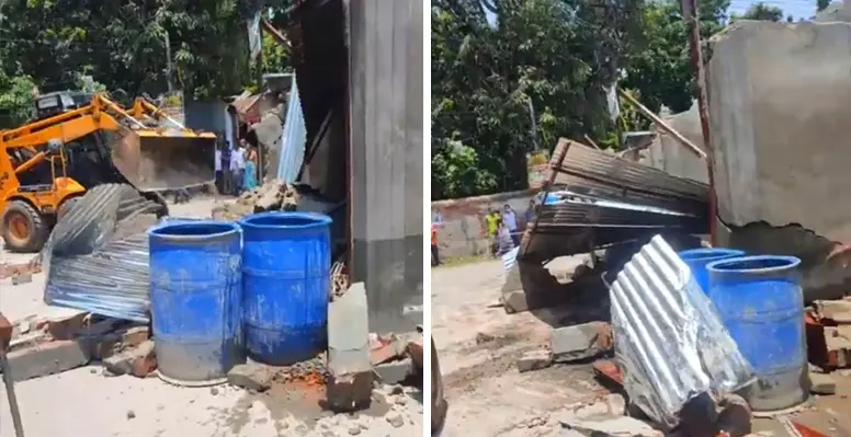 মুসার দখল সাম্রাজ্যের পতন শুরু, উচ্ছেদ অভিযানে পৌরসভা