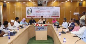 বিশ্বকবি রবীন্দ্রনাথ ঠাকুরের জন্মবার্ষিকী উদযাপন উপলক্ষে কুষ্টিয়ায় প্রস্তুতি সভা