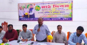 কুমারখালীতে গ্রীষ্মকালীন তরমুজ চাষে কৃষকদের উদ্বুদ্ধ করতে মাঠ দিবস