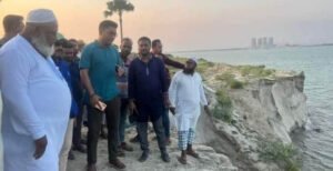 ভেড়ামারায় পদ্মায় ভাঙন, বিলীন হচ্ছে আবাদি জমি