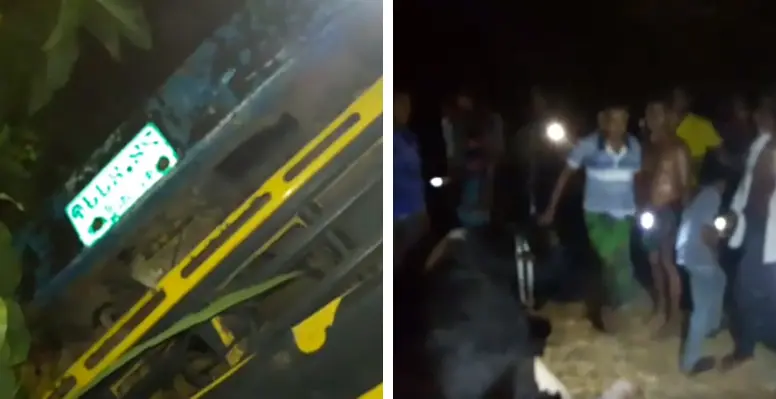 পাটিকাবাড়ীতে গরু বোঝায় বেপরোয়া ট্রাক উলটে গুরুত্বর আহত ৮