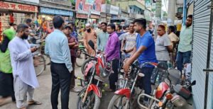 কুমারখালীতে সড়ক নিরাপদ রাখার লক্ষ্যে ভ্রাম্যমাণ আদালতের জরিমানা