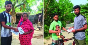 ভিটামিন এ প্লাস ক্যাম্পেইন শতভাগ সফল করতে কুষ্টিয়ায় লিফলেট বিতরণ