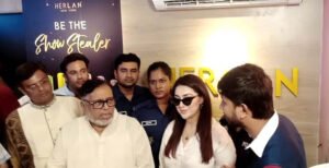 কুষ্টিয়ায় হারল্যানের শো-রুম উদ্বোধন করলেন চিত্র নায়িকা অপু বিশ্বাস