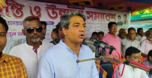 খোকসায় আ.লীগের শান্তি ও উন্নয়ন সমাবেশে এমপি জর্জ’র হুশিয়ারী; শিষ্টাচারের মধ্যে থাকেন, বাইরে যাবেন আস্তাকুড়ে নিক্ষিপ্ত হবেন