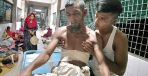 কুমারখালীতে গুলিবিদ্ধ জেলে হাসপাতালে ভর্তি, অবস্থা গুরুতর