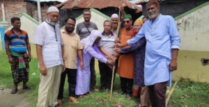 থানাপাড়া ঈদগাহ এ বৃক্ষ রোপন কর্মসূচি অনুষ্ঠিত