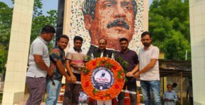 দৌলতপুর রিপোর্টার্স ক্লাবের পক্ষ থেকে জাতির পিতার প্রতি বিনম্র শ্রদ্ধা