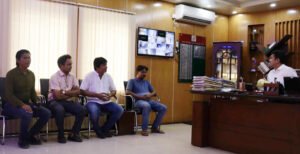 কুষ্টিয়ার নবাগত ডিসি এহেতেশাম রেজার সাথে মিউজিক এসোসিয়েশন কুষ্টিয়ার সৌজন্য সাক্ষাৎ