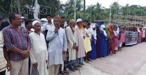 কুষ্টিয়া নার্সিং ইনস্টিটিউটের ছাত্রী জান্নাতুল ফেরদৌসের হত্যাকারীদের ফাঁসির দাবীতে স্বজন ও এলাকাবাসীর মানববন্ধন