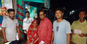 হরিপুর ও কুমারগাড়া এলাকায় সরকারের উন্নয়ন নিয়ে গনসংযোগ