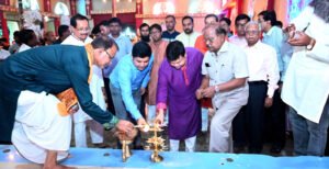 নব যুব সংঘ মন্দিরে শারদীয় দূর্গা পূজার শুভ উদ্বোধন
