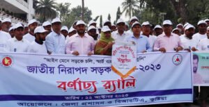 কুষ্টিয়ায় জাতীয় নিরাপদ সড়ক দিবসে পালন