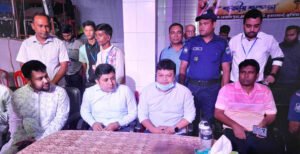 কুমারখালীতে জেলা প্রশাসকের দূর্গাপূজা মন্দির পরিদর্শন