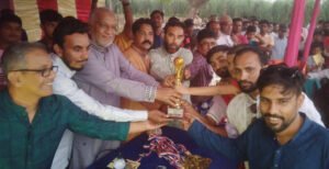 কুষ্টিয়ায় শহীদ শেখ রাসেল ফুটবল টুর্নামেন্টের ফাইনাল খেলা অনুষ্ঠিত 