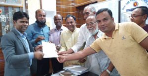 কুষ্টিয়া-০২ আসনের জাতীয় পার্টির মনোনয়ন ফরম তুললেন শহিদুল ইসলাম ফারুকী