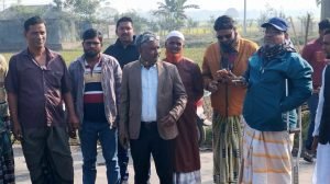 খাজানগরে বীর মুক্তিযোদ্ধা হাজী মরহুম আবু বক্কার সিদ্দিক সড়কের কাজ শুরু