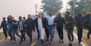 কুষ্টিয়ায় অবরোধের সমর্থনে সদর উপজেলা বিএনপির বিক্ষোভ মিছিল