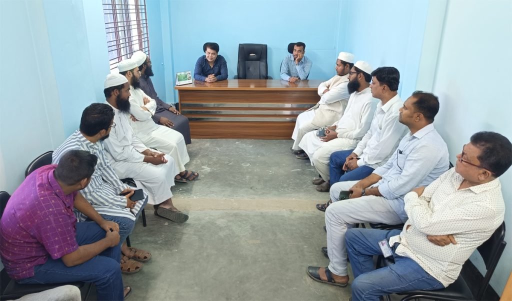 কুমারখালী প্রেসক্লাবের সদস্যদের সাথে আলেম-ওলামাদের মতবিনিময় সভা