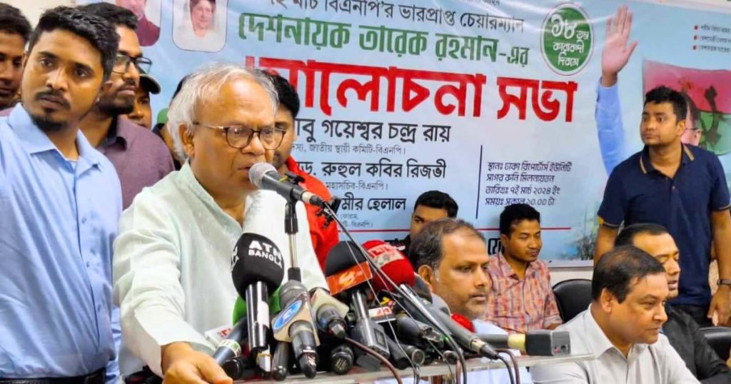 40 3 ‘গণতন্ত্র’ আওয়ামী লীগের কাছে অবরুদ্ধ: রিজভী