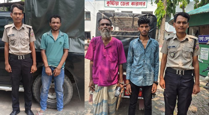 দৌলতপুরে মাদকবিরোধী অভিযানে ইয়াবা-গাঁজাসহ আটক ৩