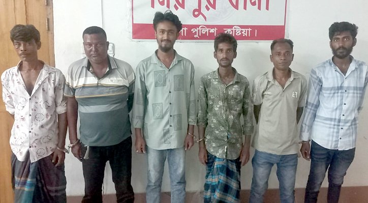 মিরপুরে মাদকবিরোধী বিশেষ অভিযানে ৬ জন আটক