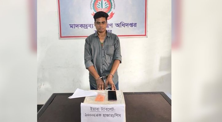 ইয়াবাসহ মাদক কারবারি মিজানুর গ্রেফতার