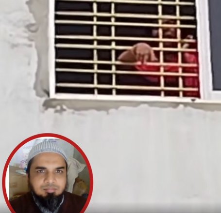 আমাকে বাঁচান-চিকিৎসকের বাসার জানালায় গৃহবধূ