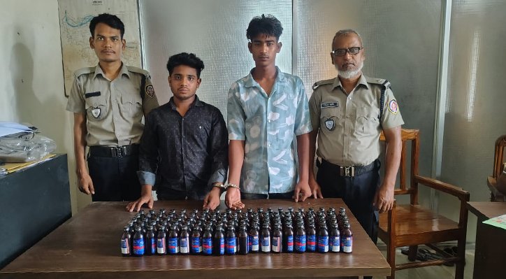 কুষ্টিয়ায় ফেয়ারডিলসহ দুই মাদক কারবারি গ্রেপ্তার