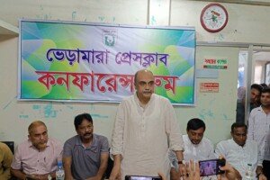 ‎ব্যারিস্টার রাগীব রউফ চৌধুরীর ভেড়ামারা প্রেসক্লাবে মতবিনিময়