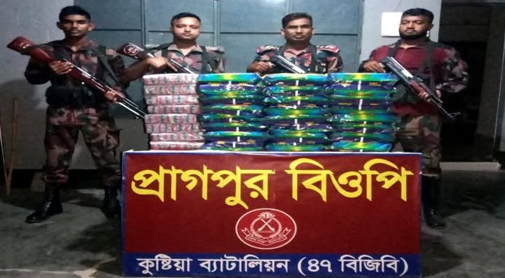 দৌলতপুর সীমান্তে ভারতীয় মাদকদ্রব্য উদ্ধার