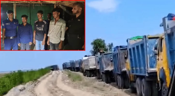 মোবাইল কোর্টের পরও থামছে না মিরপুরে অবৈধ বালু উত্তোলন