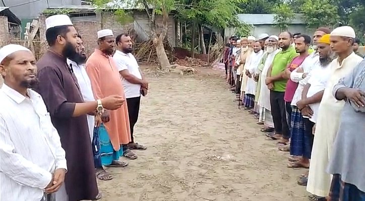 পাটিকাবাড়ীর ওয়াপদায় খামেনির গায়েবানা জানাজা