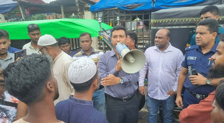 ভেড়ামারা শহরের যানজট নিরসনে প্রশাসনের উদ্যোগ