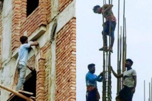 ইবিতে নিরাপত্তা ছাড়াই চলছে বহুতল ভবনের নির্মাণকাজ