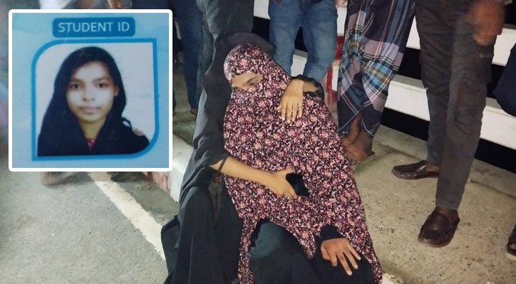 কুমারখালী সেতু থেকে গড়াই নদীতে তরুণীর ঝাঁপ