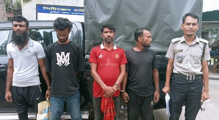 কুষ্টিয়ায় মাদকবিরোধী অভিযানে ৯ জন গ্রেপ্তার
