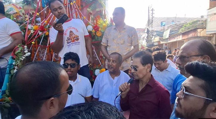 কুষ্টিয়ায় জগন্নাথ দেবের রথযাত্রা উৎসবের উদ্বোধন