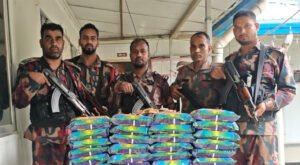 কুষ্টিয়া সীমান্তে ভারতীয় মাদক ও চোরাচালানি মালামাল জব্দ